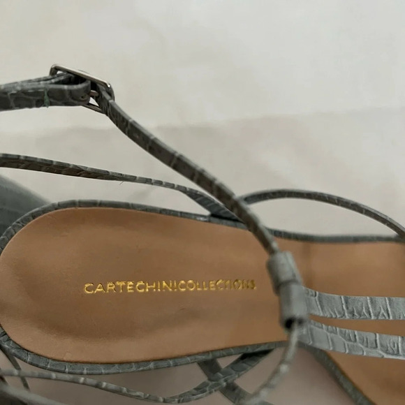 Cartechini Collections Womens Light Blue Slingbacks Size 9 US 40 EU NWT - Picture 6 of 11